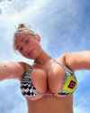 huge tits on the beach