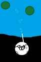 marimo land with spikedog in marimo land