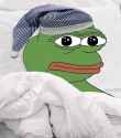 pepe in bed