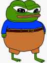 funny fat pepe haha