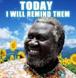 today i will remind them