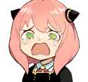 anya crying among us eyes