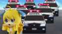jashin impact chan run escape police chase jail