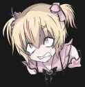 pekola jirai determined grimace growl frustrated riled up angry