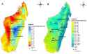 Map-of-the-study-region-with-isohyets-a-average-annual-temperature-b-average-annual