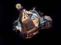 Lunar Module, ‘Challenger’ window Gene Cernan