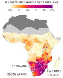 map-hiv-africa
