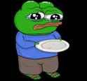 pepe beggging