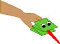 frog puppet