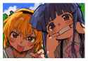 furude_rika_and_houjou_satoko_higurashi_no_naku_koro_ni_drawn_by_nuancho__be3fd831987d664172de366e746687d4