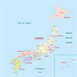 japan map