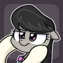 3511597__safe_artist-colon-sugar+morning_dj+pon-dash-3_octavia+melody_vinyl+scratch_earth+pony_pony_g4_angry_animated_bowtie_cheek+rub_cheek+squish_chubby+cheek
