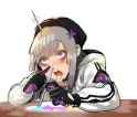 anime girl snorting drugs