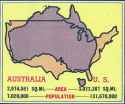 Aus is bigger than Mainland US