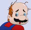 bald mario just