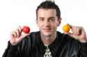 Mark selby holding two Selbium protons