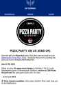 Pizza party