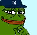 Pepe smug yankee hat