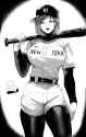 Rare Yankees anime woman 