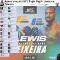 UFC Fight Night Lewis vs. Teixeira.