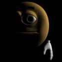 serious emoji lurking in the shadows