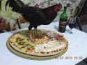pizza de frango nao assado