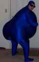 fat blueberry morphsuit