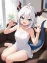 thewirdz-00226-1168354810-1girl-white-hair-open-mouth-solo-hands-up-medium-hair-blue-eyes-ahoge-score-9-claw-pose-tail-skin-fang-dragon-horns