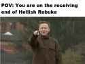 receive rebuke