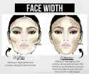 Makeup Face Width