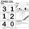 Zombie girl sheet