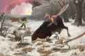 Raptors eating a cow v.2