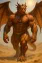 20250515_2014_Orange Draconian in Desert_simple_compose_01jvajd83qfztrmrcb3j5c2x4s
