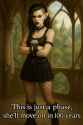 Gothic Elf in Enchanted Forest