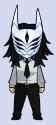 MENACINGLY