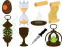 witchcraft-and-magic-items-collection-illustration-vector