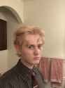 handsome blonde portrait