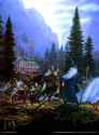 The Fellowship Leaving Rivendell