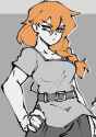 Tsundere hunter right of salvage wife who kills your orcs and calls you brute