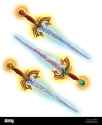 set-of-different-magic-swords-earth-fire-air-element-stones-in-it-gui-assets-collection-for-game-design-P98M09