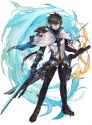 HD-wallpaper-anime-boy-swords-magical-creature-anime