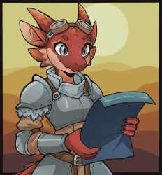 kobold in armor