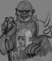Elf orc headshave