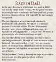Race in DnD
