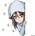 Mika peeking