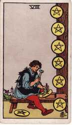8 of pentacles