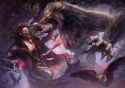 Battle Between A Vampire And A Werewolf - Penchalk.jpg