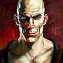 00423-3114793706-portrait of a bald and clean-shaven man with a wicked smirk, big nose, trusty patches, rogue, dark fantasy, expressionism, digit.png