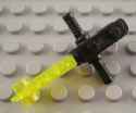 Lego Transparent Neon Green Chainsaw