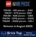 One piece prices